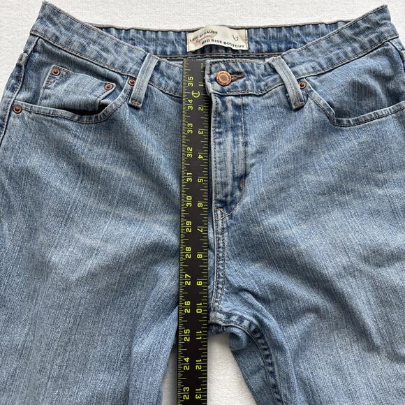 Levi Strauss Signature Women Jeans Size 10 Long Bootcut Light Wash Denim - Picture 7 of 13